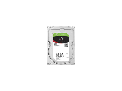 Seagate IronWolf 6TB NAS Hard Drive 7200 RPM 256MB Cache SATA 6.0Gb/s CMR 3.5" Internal HDD for RAID Network Attached Storage ST6000VN0033
