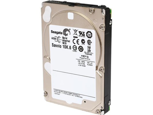 Seagate ST300MM0006 300GB 10000 RPM SAS 6Gb/s 2.5" Savvio 10K.6 Hard Drive