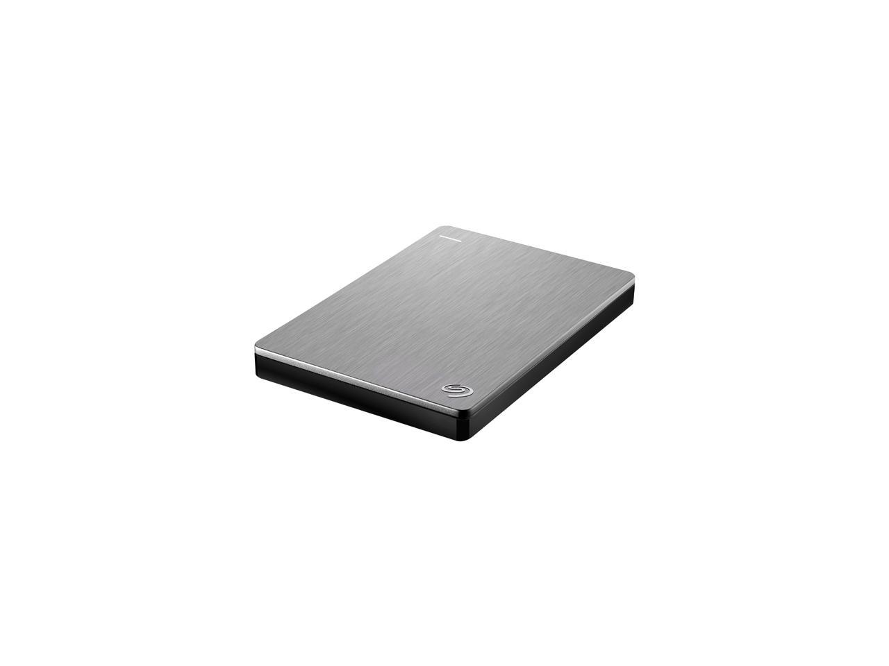 Seagate Backup Plus Slim 1TB USB 3.0 Portable External Hard Drive - STDR1000101 (Silver)