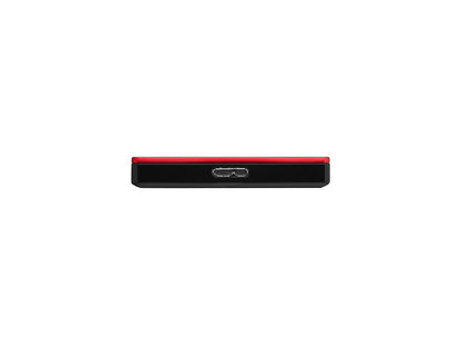 Seagate Backup Plus Slim 2TB USB 3.0 Portable External Hard Drive - STDR2000103 (Red)