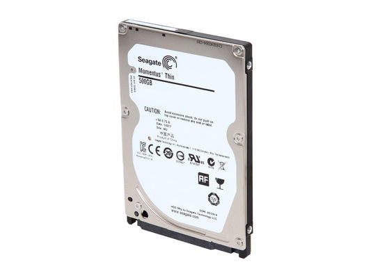 Seagate Laptop Thin ST500LM021 500GB 7200 RPM 32MB Cache SATA 6.0Gb/s 2.5" Hard Drive