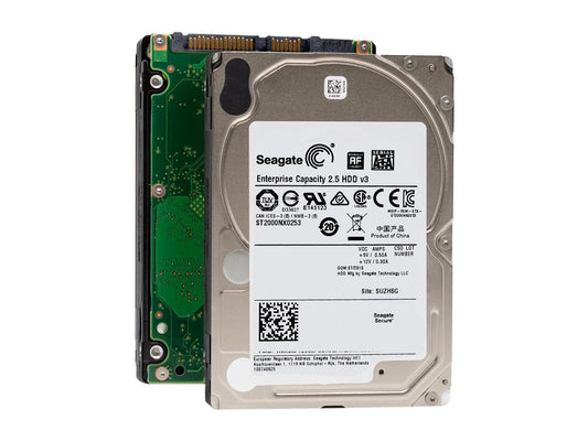 Seagate Exos 7E2000 2TB 512e SATA 6Gb/s 7200 RPM 2.5-Inch Enterprise Hard Drive (ST2000NX0253)