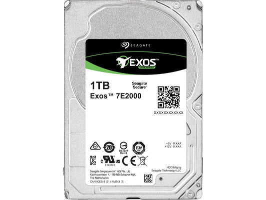 Seagate 1TB Enterprise Capacity 2.5 Internal Hard Disk Drive SAS 12Gb/s 7200 RPM 128MB Cache Model ST1000NX0333