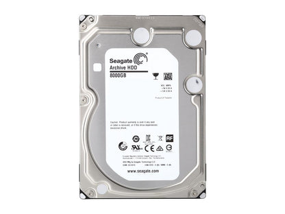 Seagate Archive HDD v2 ST8000AS0002 8TB 5900 RPM 128MB Cache SATA 6.0Gb/s 3.5" Internal Hard Drive Bare Drive