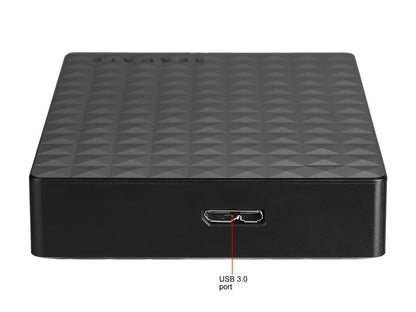 Seagate Portable Hard Drive 4TB HDD - External Expansion for PC Windows PS4 & Xbox - USB 2.0 & 3.0 Black (STEA4000400)