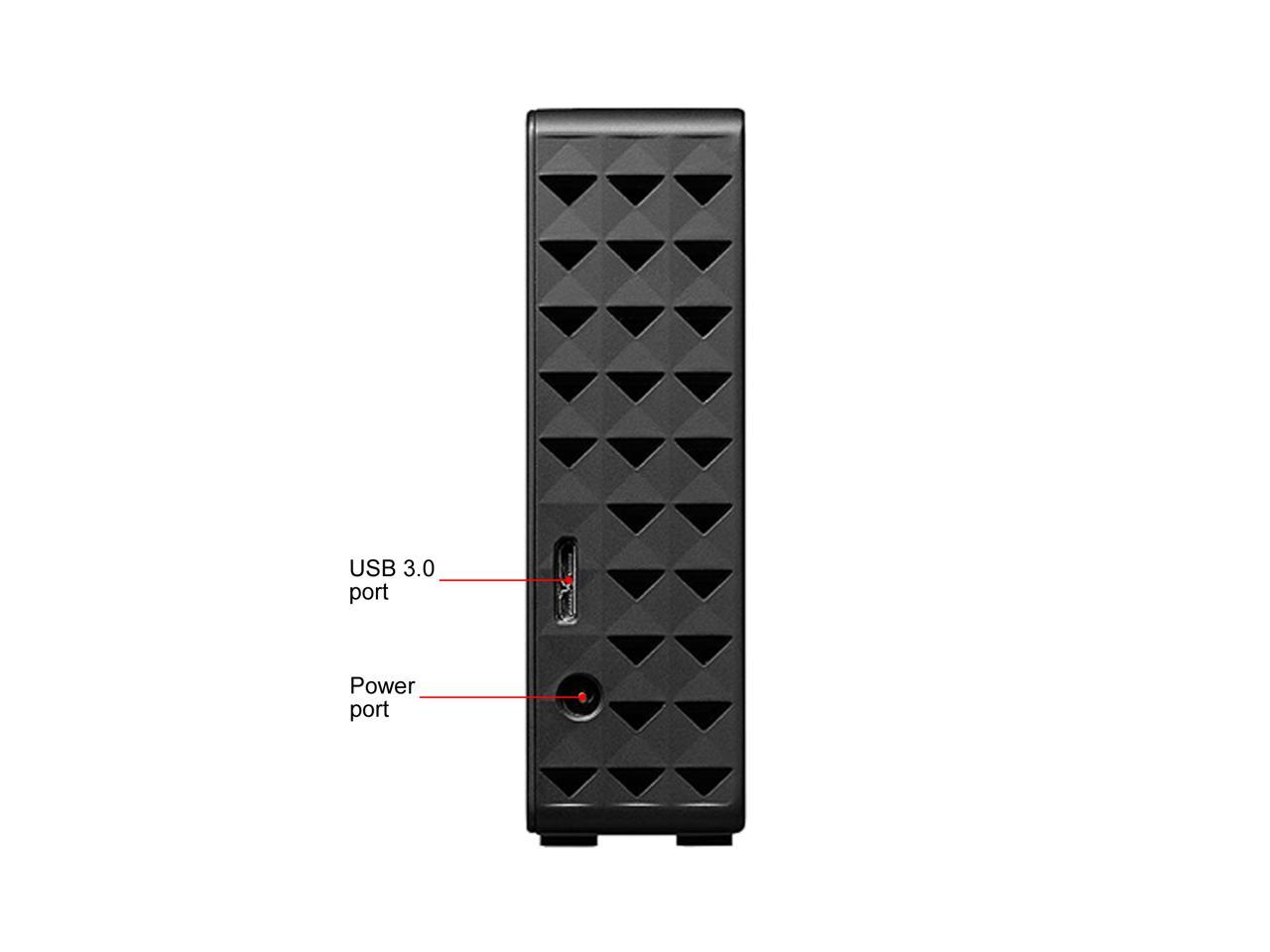 Seagate Expansion Desktop Hard Drive 8TB HDD External - PC Windows PS4 & Xbox - USB 2.0 & 3.0 Black (STEB8000100)