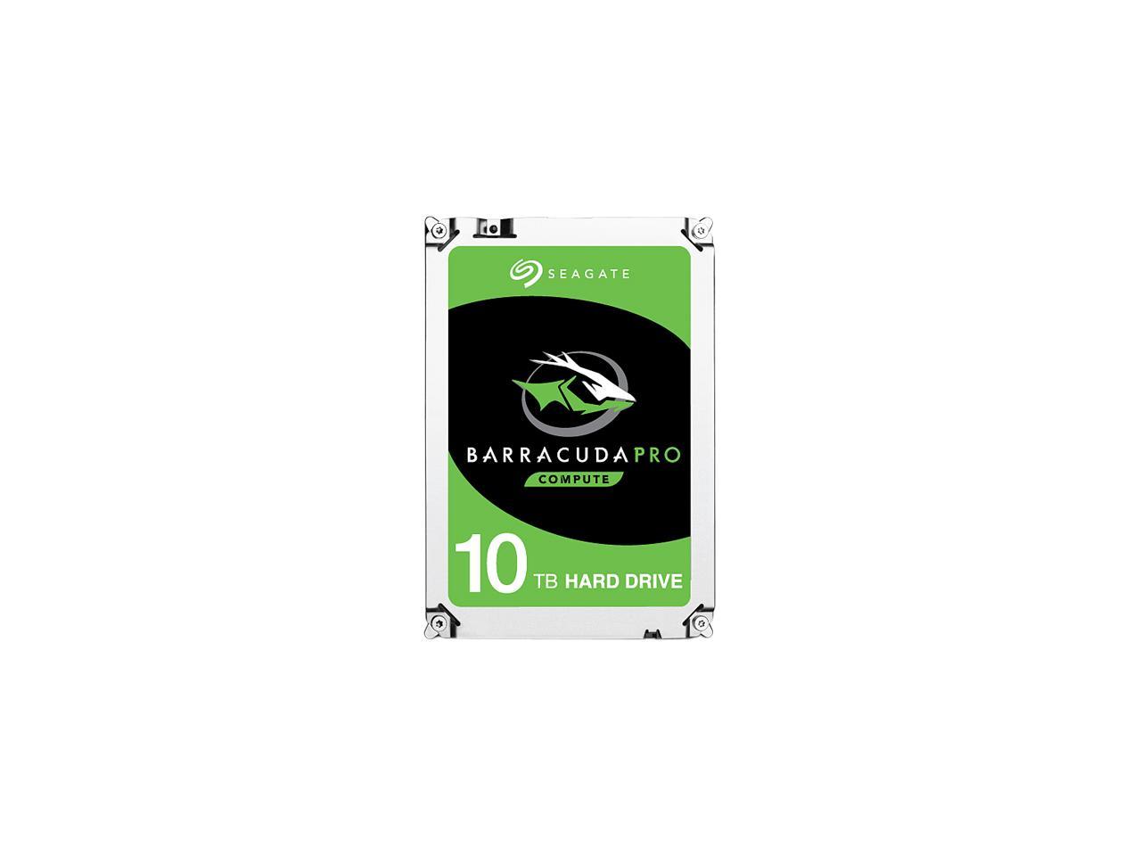 Seagate BarraCuda Pro ST10000DM0004 10TB 7200 RPM 256MB Cache SATA 6.0Gb/s 3.5" Hard Drive Bare Drive