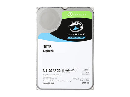 Seagate SkyHawk 10TB Surveillance Hard Drive 256MB Cache SATA 6.0Gb/s 3.5" Internal Hard Drive ST10000VX0004