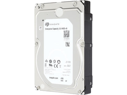 Seagate Enterprise Capacity 3.5'' HDD 4TB 7200 RPM 512e SAS 12Gb/s 128MB Cache Internal Hard Drive ST4000NM0125