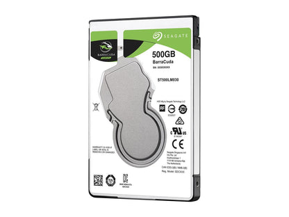 Seagate 500GB BarraCuda 5400 RPM 128MB Cache SATA 6.0Gb/s 2.5" Laptop Internal Hard Drive ST500LM030