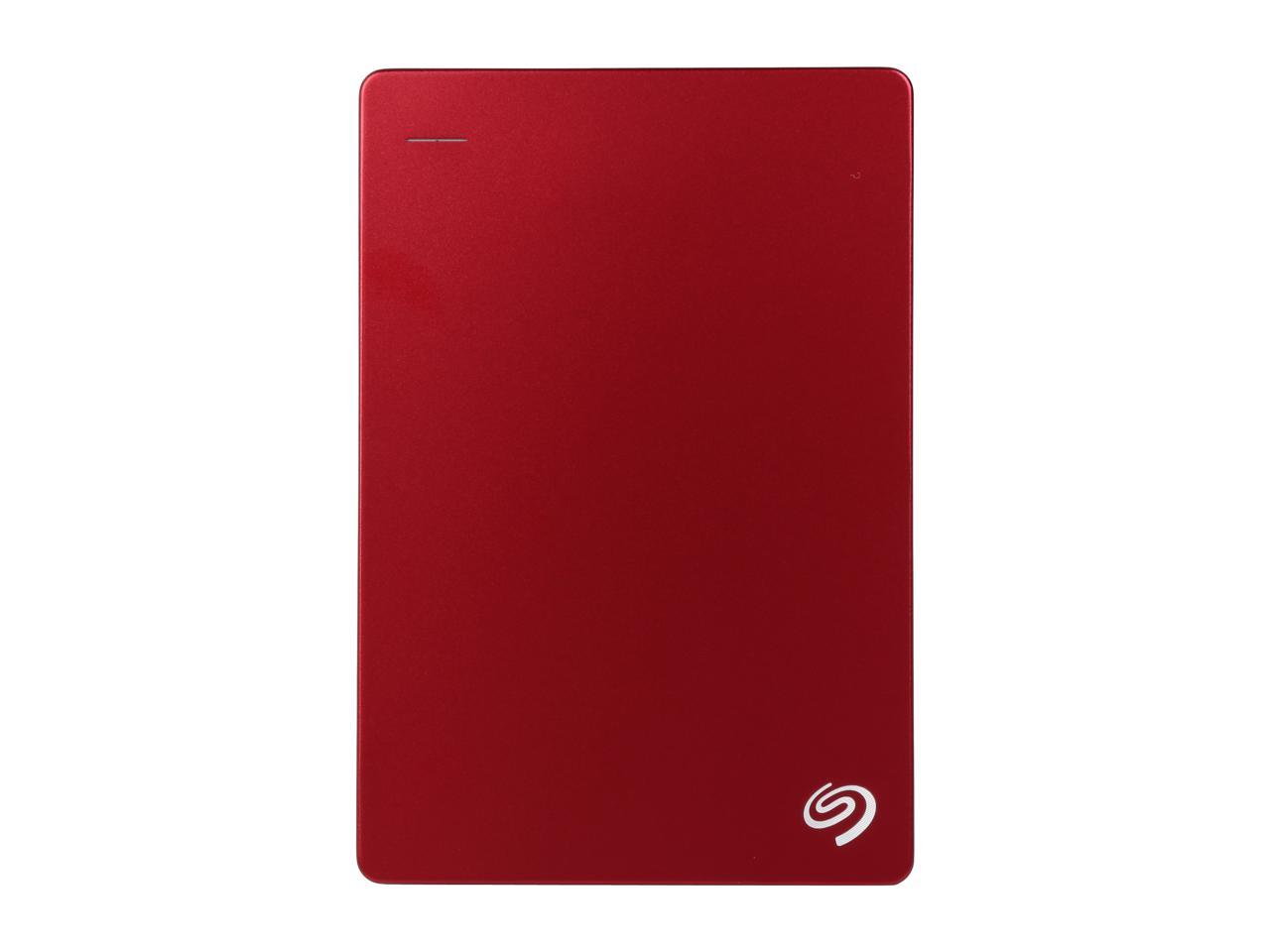 Seagate Backup Plus 5TB USB 3.0 Portable External Hard Drive - STDR5000103 (Red)