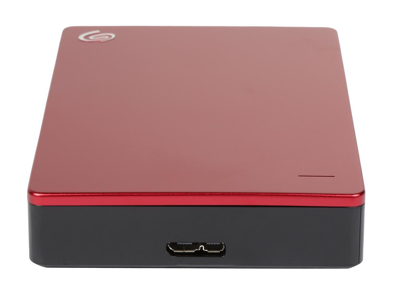 Seagate Backup Plus 5TB USB 3.0 Portable External Hard Drive - STDR5000103 (Red)