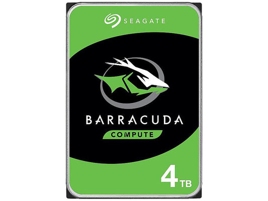 Seagate BarraCuda ST4000DM004 4TB 5400 RPM 256MB Cache SATA 6.0Gb/s 3.5" Hard Drives Bare Drive - OEM