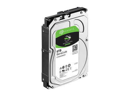 Seagate BarraCuda ST6000DM003 6TB 5400 RPM 256MB Cache SATA 6.0Gb/s 3.5" Internal Hard Drive Bare Drive