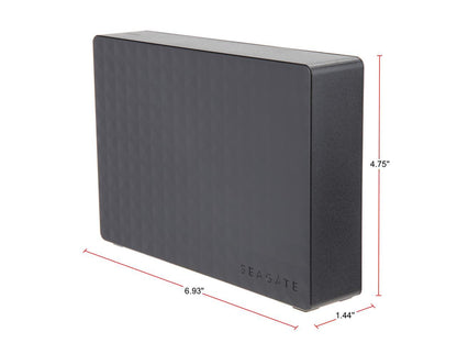Seagate Expansion Desktop Hard Drive 4TB HDD External - PC Windows PS4 & Xbox - USB 2.0 & 3.0 Black (STEB4000200)