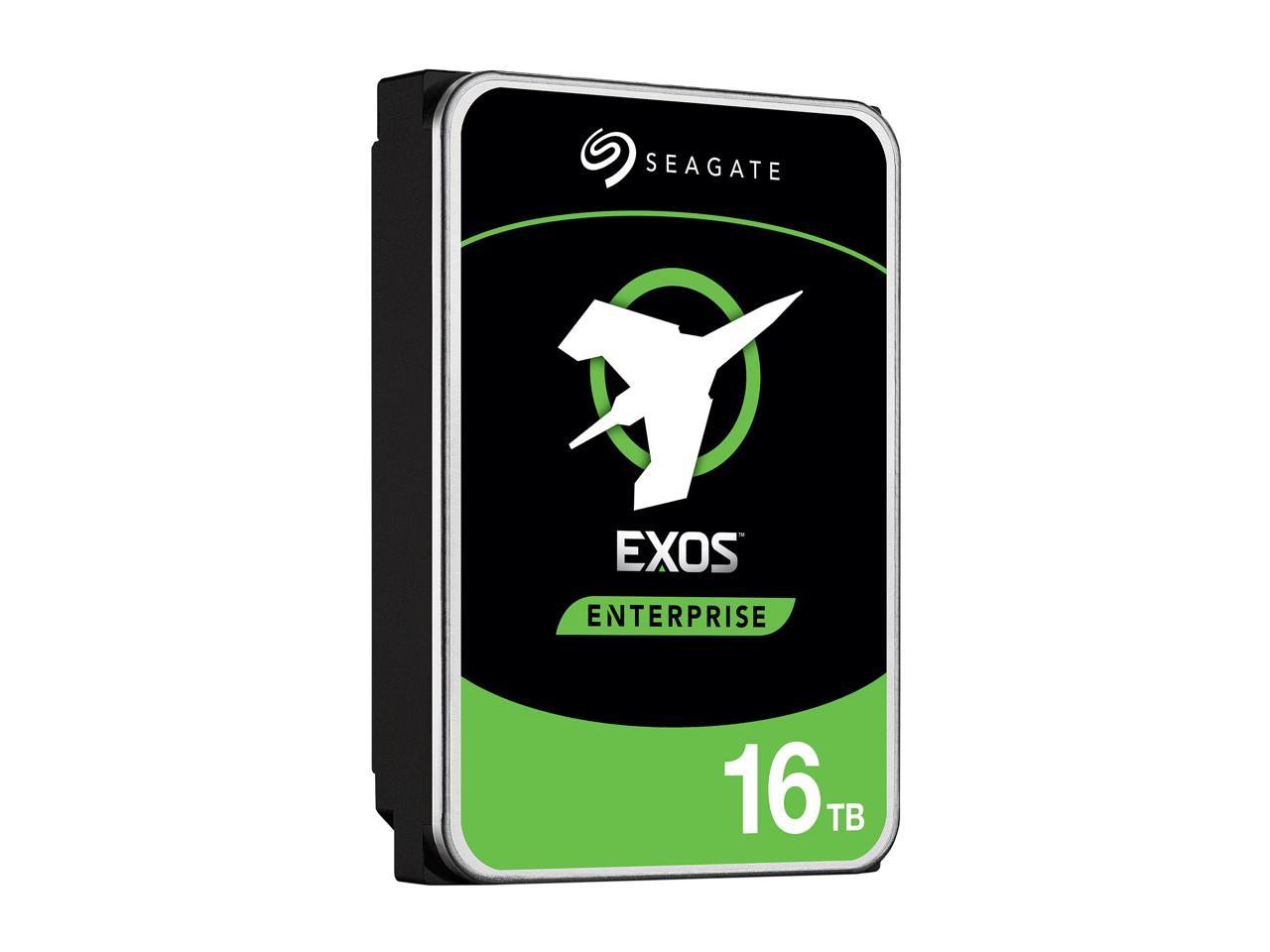 Seagate Exos X16 ST16000NM003G 16TB 7200 RPM 256MB Cache SATA 6.0Gb/s 3.5" Hard Drives, 512E/4KN, SED