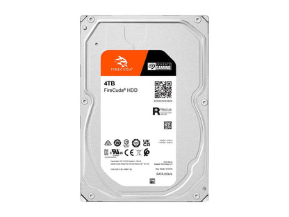 Seagate FireCuda ST4000DX005 4TB 7200 RPM 256MB Cache SATA 6.0Gb/s 3.5" Internal HDD Bare Drive