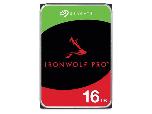 Seagate IronWolf Pro ST16000NT001 16TB 7200 RPM 256MB Cache SATA 6.0Gb/s 3.5" Internal Hard Drive