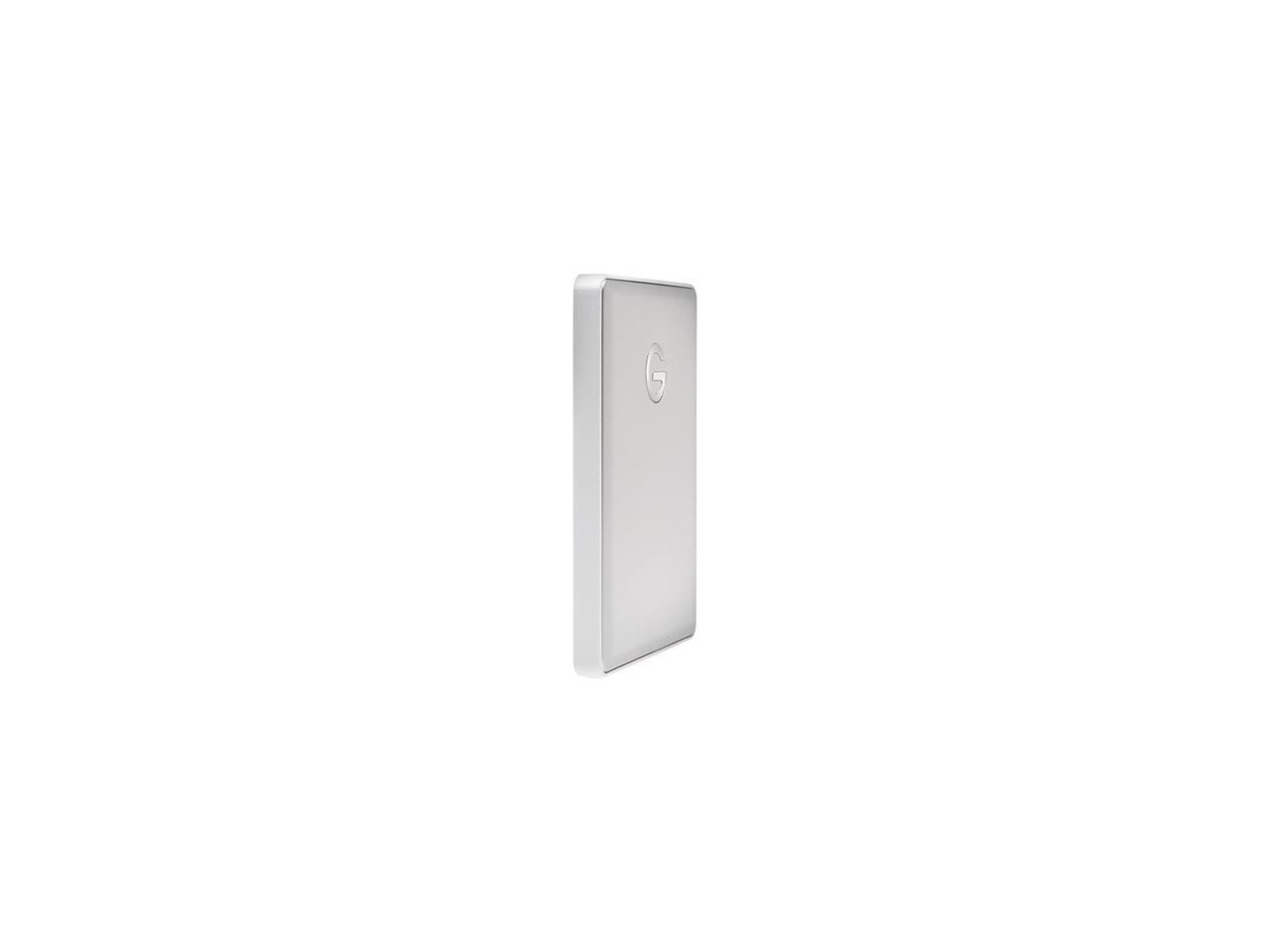Thermal Grizzly 4TB G-DRIVE mobile USB-C Portable External Hard Drive, USB 3.1 Gen 1, Silver (0G10348)
