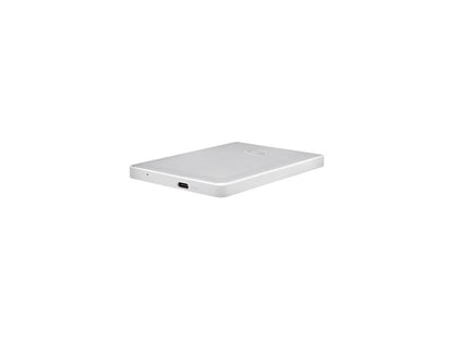 Thermal Grizzly 4TB G-DRIVE mobile USB-C Portable External Hard Drive, USB 3.1 Gen 1, Silver (0G10348)