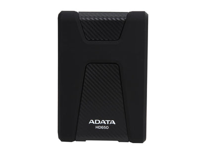 ADATA 1TB DashDrive Durable HD650 External Hard Drive USB 3.0 Model AHD650-1TU3-CBK Black