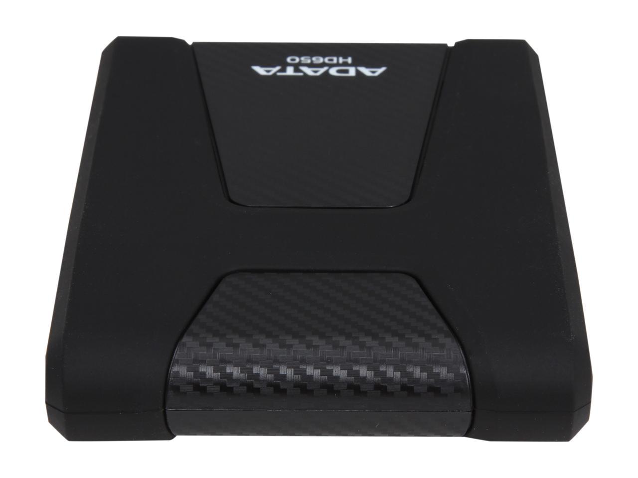 ADATA 1TB DashDrive Durable HD650 External Hard Drive USB 3.0 Model AHD650-1TU3-CBK Black