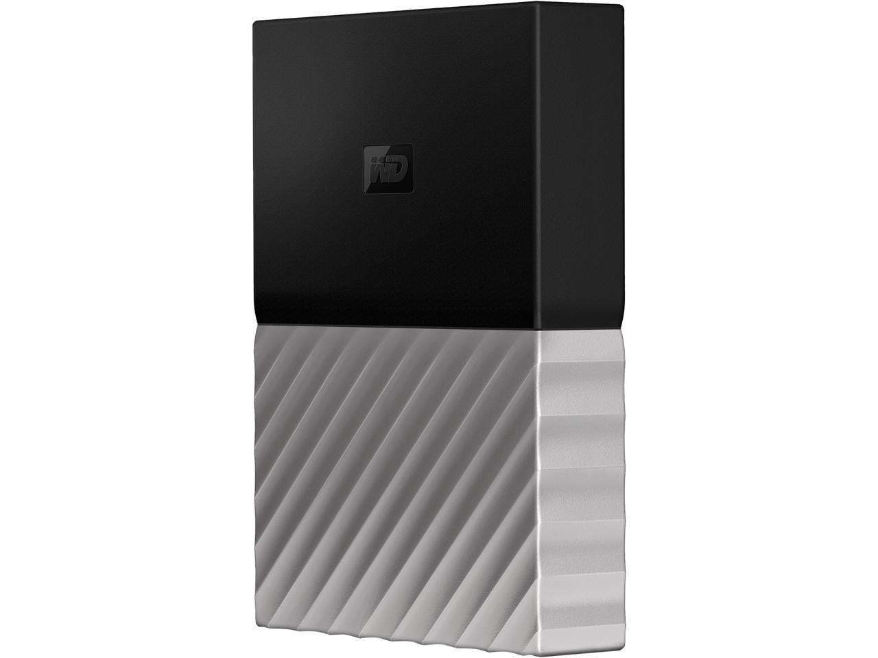 WD 4TB My Passport Ultra Portable Storage with Metal Finish USB 3.0 Model WDBFKT0040BGY-WESN Black - Gray