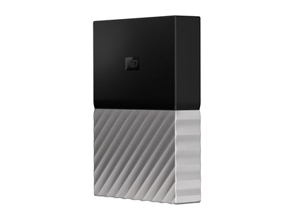 WD 3TB My Passport Ultra Portable Storage with Metal Finish USB 3.0 Model WDBFKT0030BGY-WESN Black - Gray