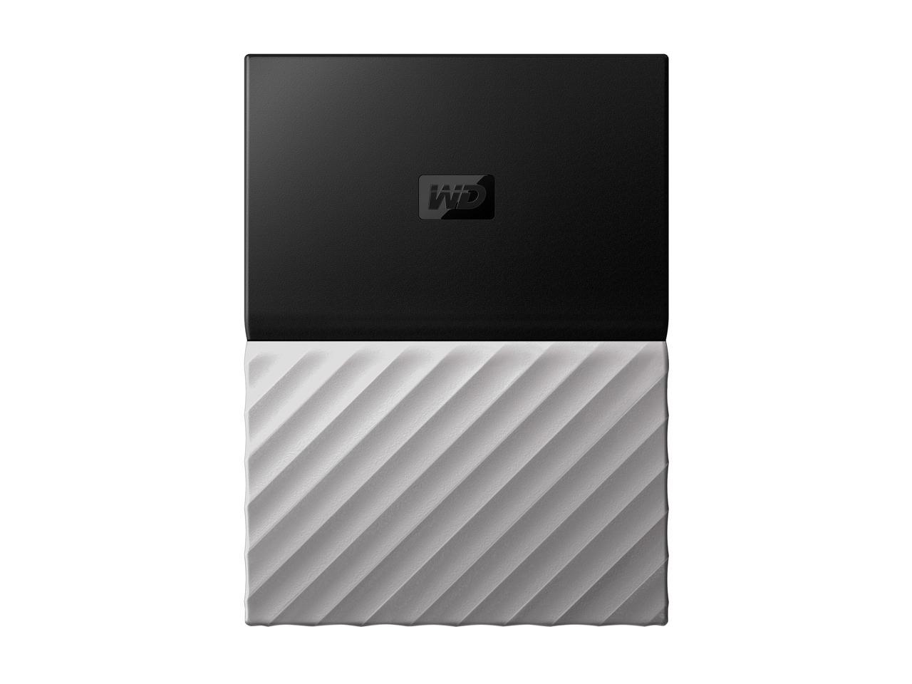 WD 2TB My Passport Ultra Portable Storage with Metal Finish USB 3.0 Model WDBFKT0020BGY-WESN Black - Gray