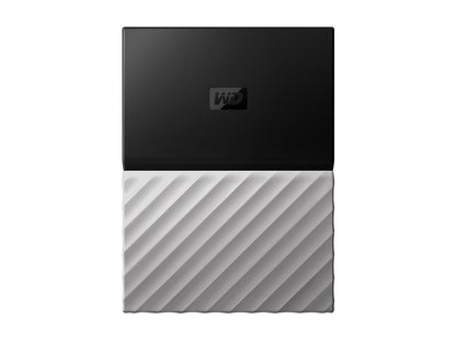 WD 2TB My Passport Ultra Portable Storage with Metal Finish USB 3.0 Model WDBFKT0020BGY-WESN Black - Gray