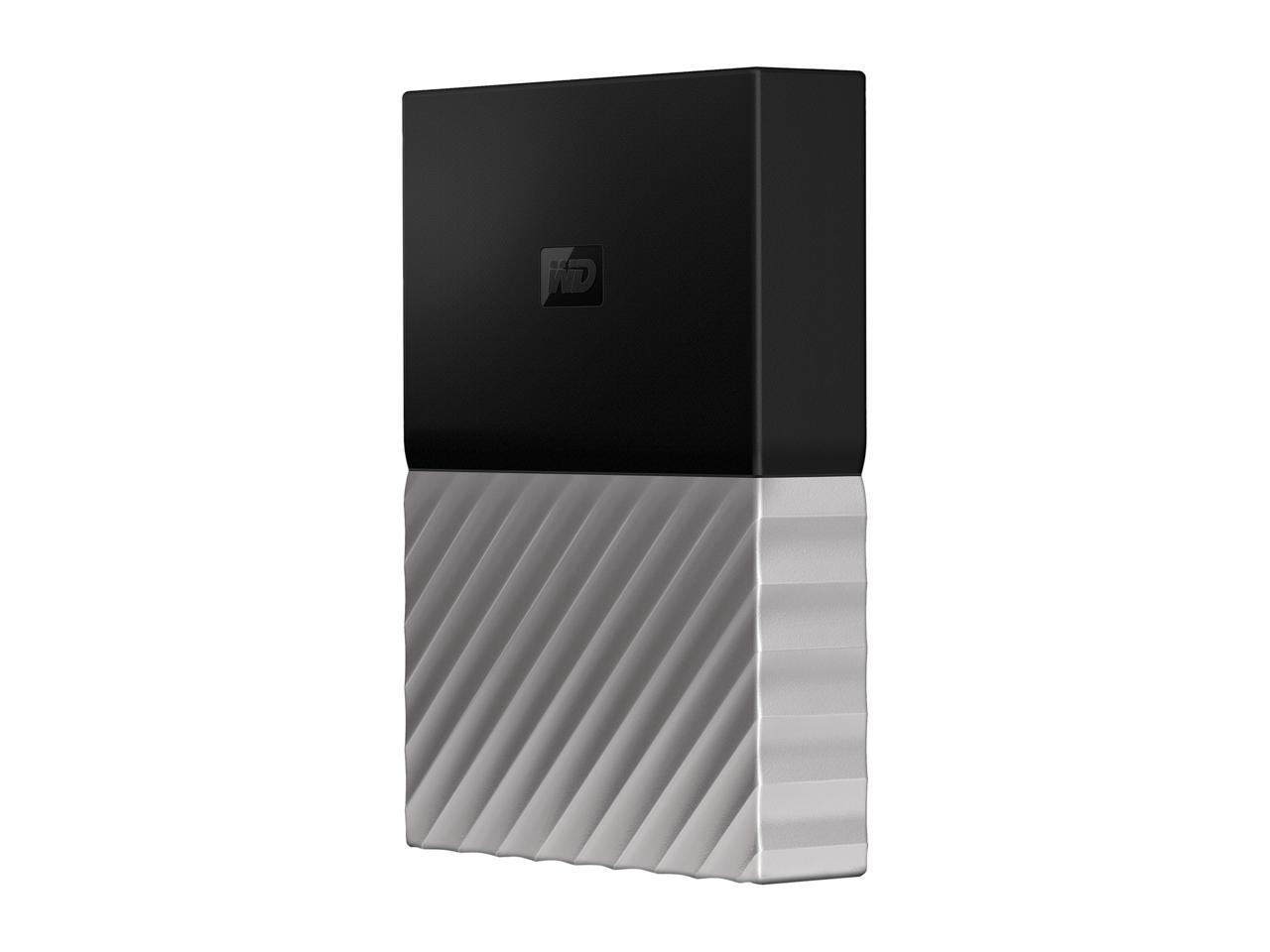 WD 2TB My Passport Ultra Portable Storage with Metal Finish USB 3.0 Model WDBFKT0020BGY-WESN Black - Gray
