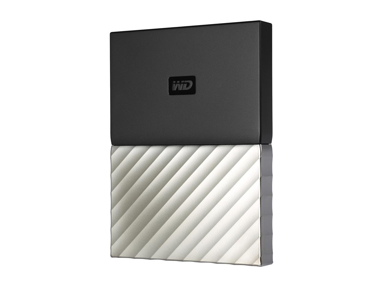 WD 1TB My Passport Ultra Portable Storage with Metal Finish USB 3.0 Model WDBTLG0010BGY-WESN Black - Gray