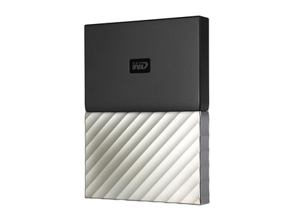 WD 1TB My Passport Ultra Portable Storage with Metal Finish USB 3.0 Model WDBTLG0010BGY-WESN Black - Gray