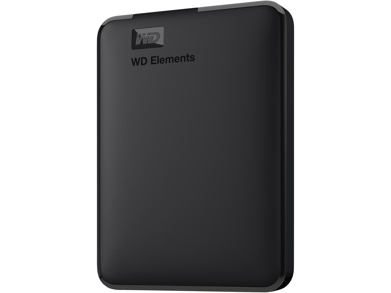 WD WDBU6Y0040BBK-WESN 4TB Elements USB 3.0 High-Capacity Portable Hard Drive for Windows