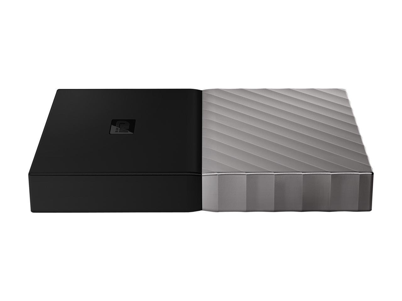 WD 2TB My Passport Ultra Portable Hard Drive USB 3.0 Model WDBTLG0020BGY-WESN Black - Gray