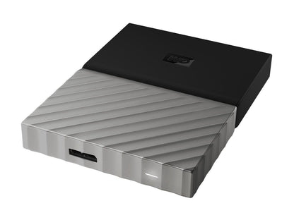 WD 2TB My Passport Ultra Portable Hard Drive USB 3.0 Model WDBTLG0020BGY-WESN Black - Gray