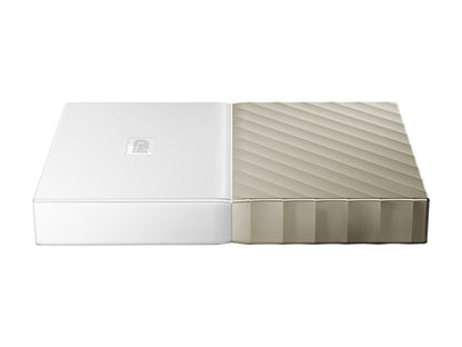 WD 2TB My Passport Ultra Portable Hard Drive USB 3.0 Model WDBTLG0020BGD-WESN White - Gold