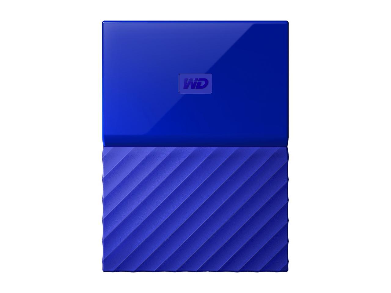 WD 2TB My Passport Portable Hard Drive USB 3.0 Model WDBS4B0020BBL-WESN Blue