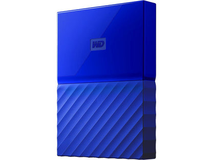 WD 2TB My Passport Portable Hard Drive USB 3.0 Model WDBS4B0020BBL-WESN Blue