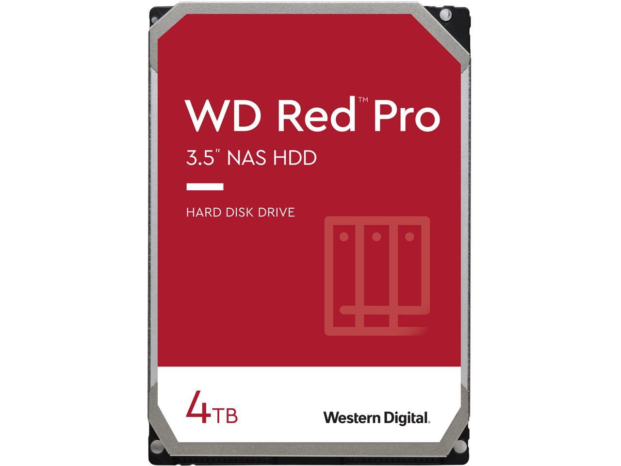 WD Red Pro WD4003FFBX 4TB 7200 RPM 256MB Cache SATA 6.0Gb/s 3.5" Internal Hard Drive Bare Drive