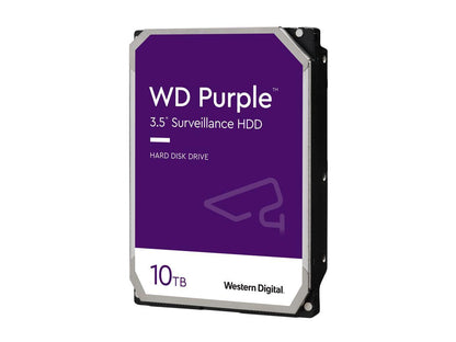 WD Purple WD101PURZ 10TB 7200 RPM 256MB Cache SATA 6.0Gb/s 3.5" Internal Hard Drive