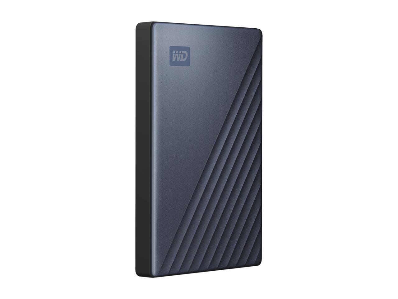 WD 2TB Blue My Passport Ultra Portable Storage External Hard Drive USB-C for PC/Windows (WDBC3C0020BBL-WESN)