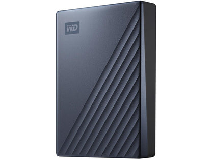 WD 4TB Blue My Passport Ultra Portable Storage External Hard Drive USB-C for PC/Windows (WDBFTM0040BBL-WESN)
