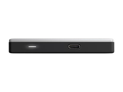 WD 1TB Silver My Passport Ultra Portable Storage External Hard Drive USB-C for PC/Windows (WDBC3C0010BSL-WESN)