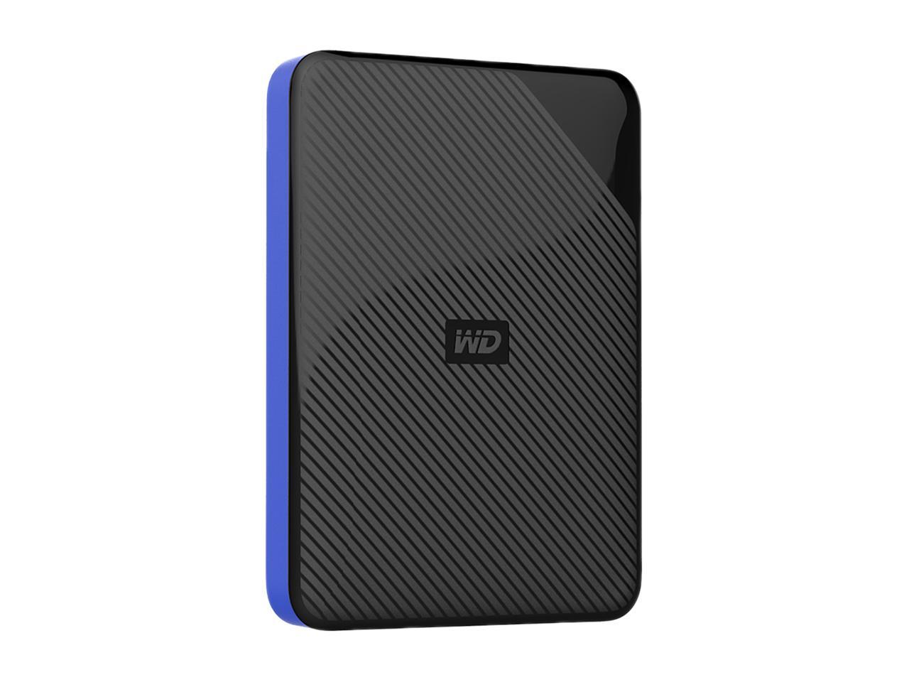WD 4TB Gaming Drive Black External Hard Drive for Playstation/Xbox & PC - USB 3.0 (WDBM1M0040BBK-WESN)