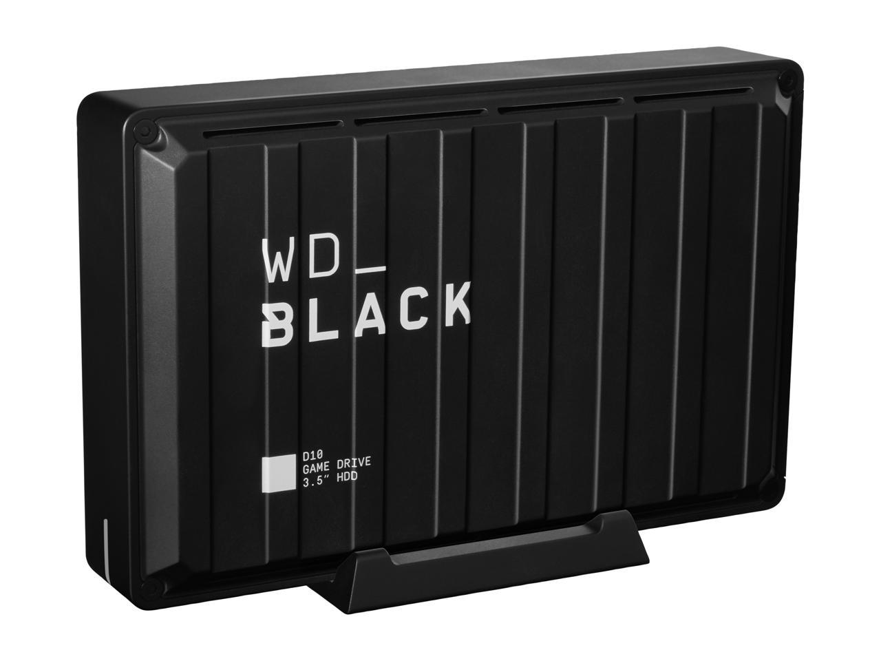 WD Black 8TB D10 Game Drive Portable External Hard Drive for PS4/Xbox One/PC/Mac USB 3.2 (WDBA3P0080HBK-NESN)