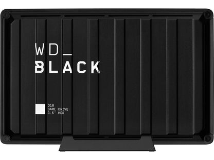 WD Black 8TB D10 Game Drive Portable External Hard Drive for PS4/Xbox One/PC/Mac USB 3.2 (WDBA3P0080HBK-NESN)