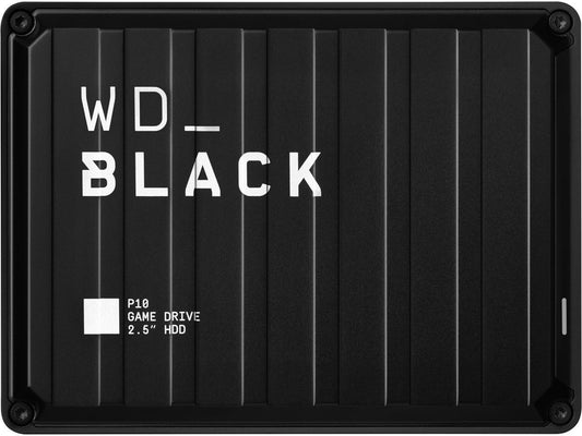 WD Black 4TB P10 Game Drive Portable External Hard Drive for PS4/Xbox One/PC/Mac USB 3.2 (WDBA3A0040BBK-WESN)