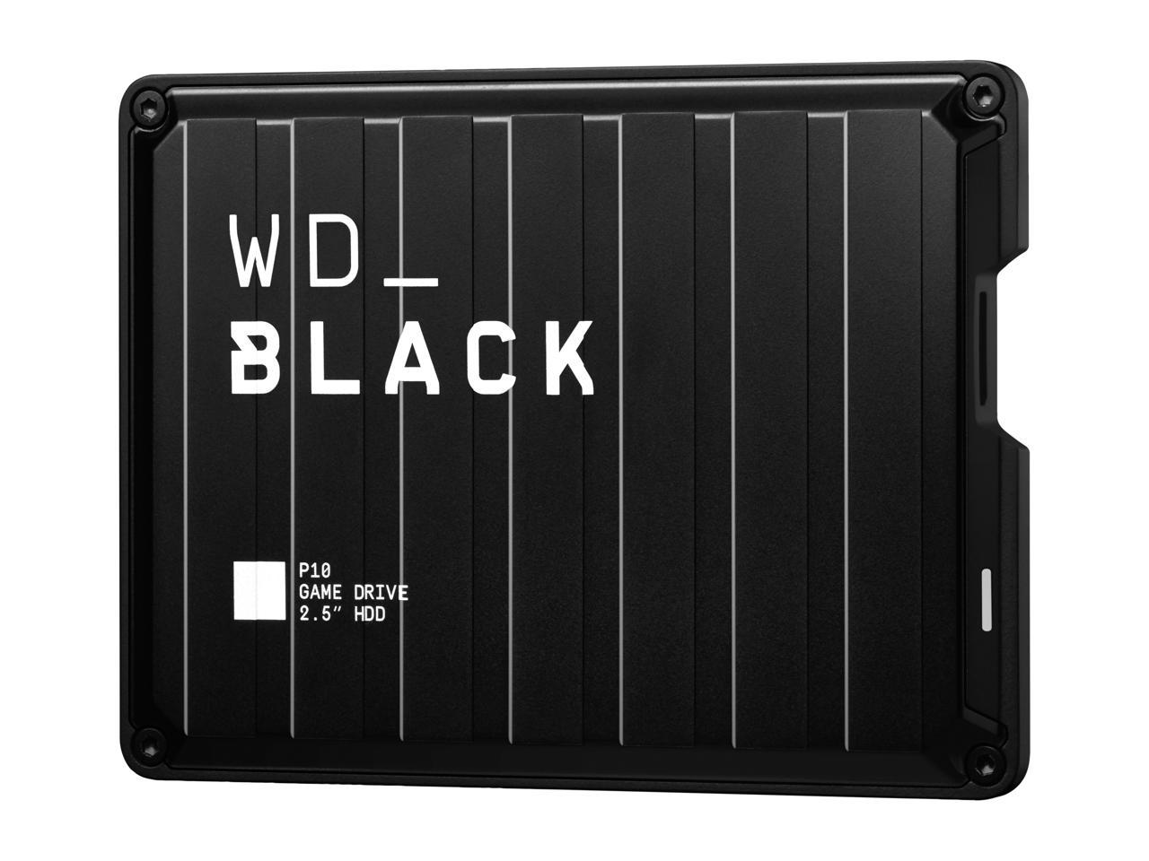 WD Black 2TB P10 Game Drive Portable External Hard Drive for PS4/Xbox One/PC/Mac USB 3.2 (WDBA2W0020BBK-WESN)