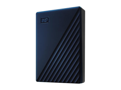 WD 4TB My Passport for Mac Portable External Hard Drive Storage USB-C/USB-A 3.2 - Midnight Blue (WDBA2F0040BBL-WESN)